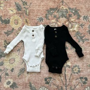 Long Sleeve Ribbed Onesies
